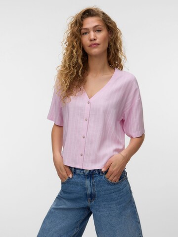 Camicia da donna di VERO MODA in rosa: frontale
