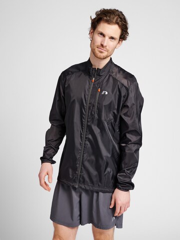 Veste de sport Newline en noir : devant