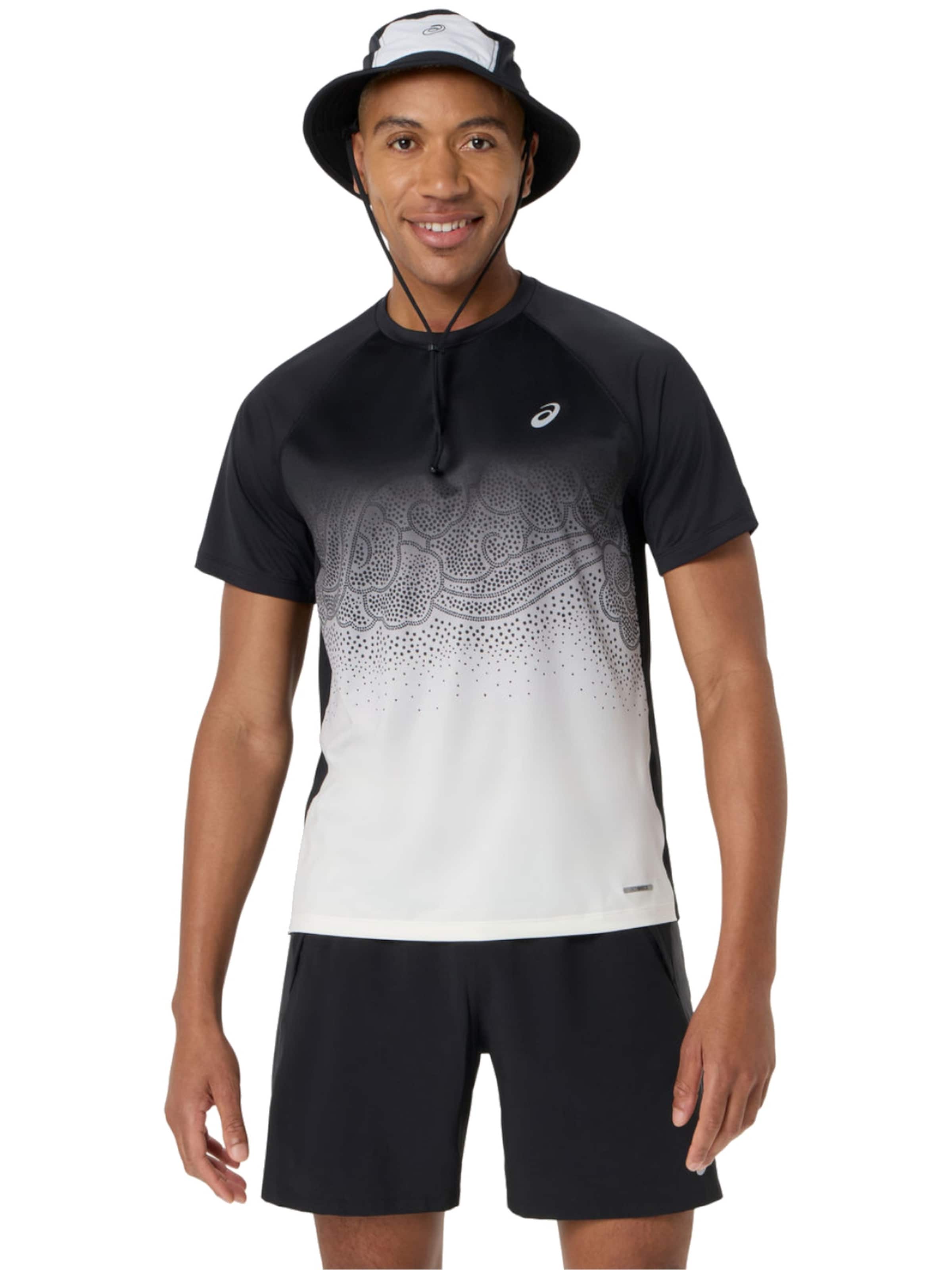 ASICS Shirt 'ASICS Road Fade SS Top' in White: front