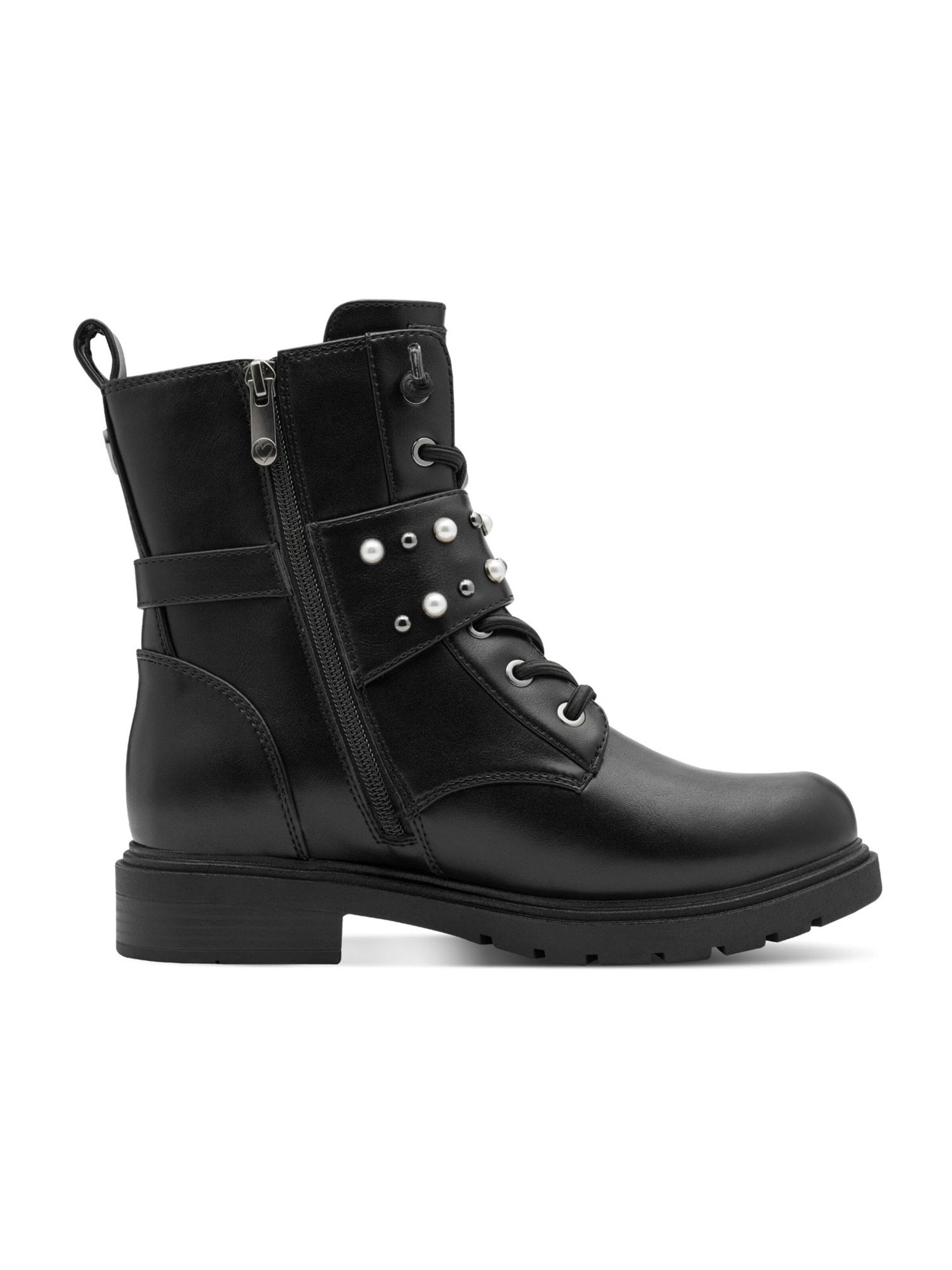 MARCO TOZZI Lace-Up Ankle Boots in Black