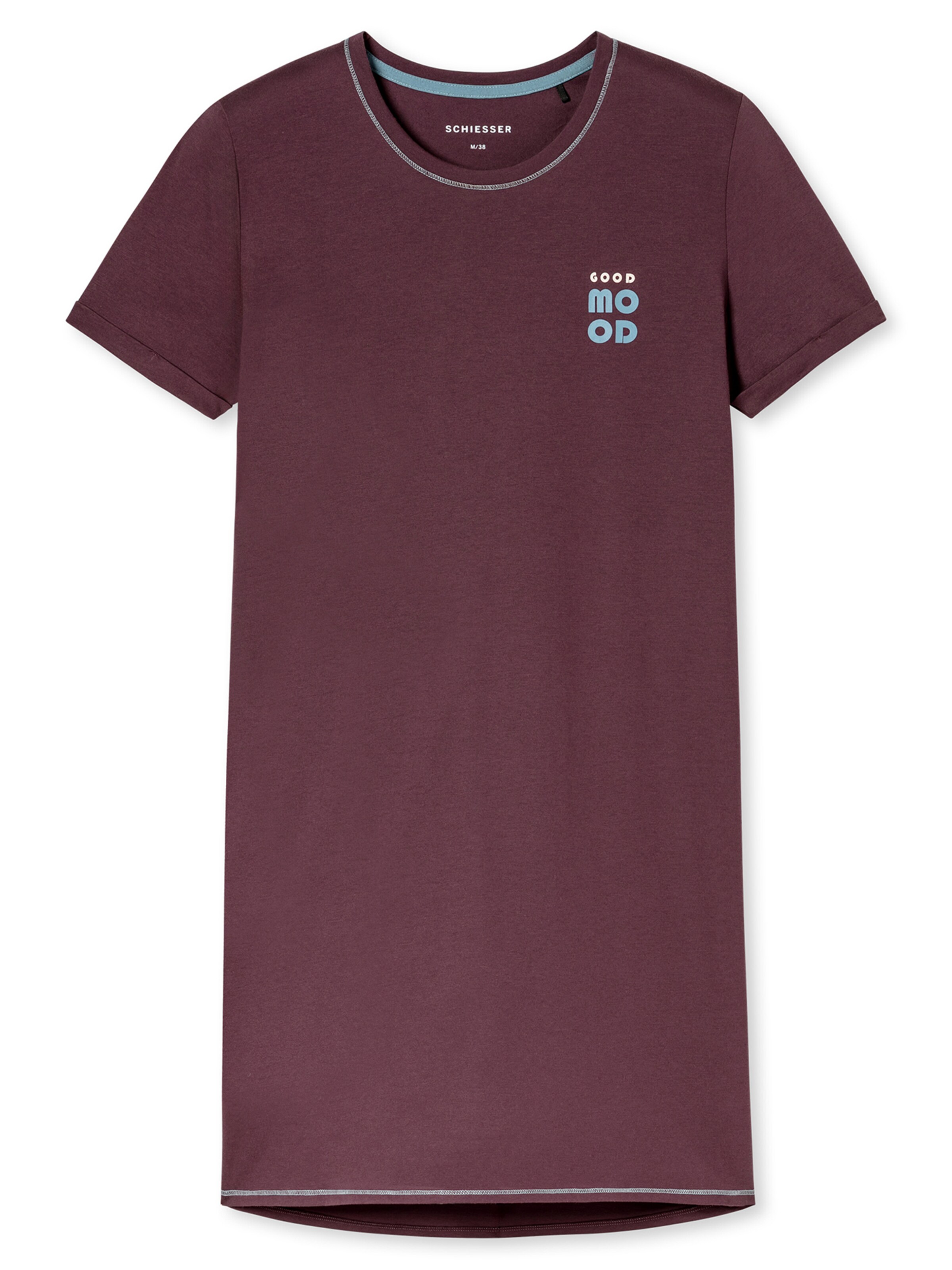 Chemise de nuit ' Casual Essentials ' SCHIESSER en marron : devant