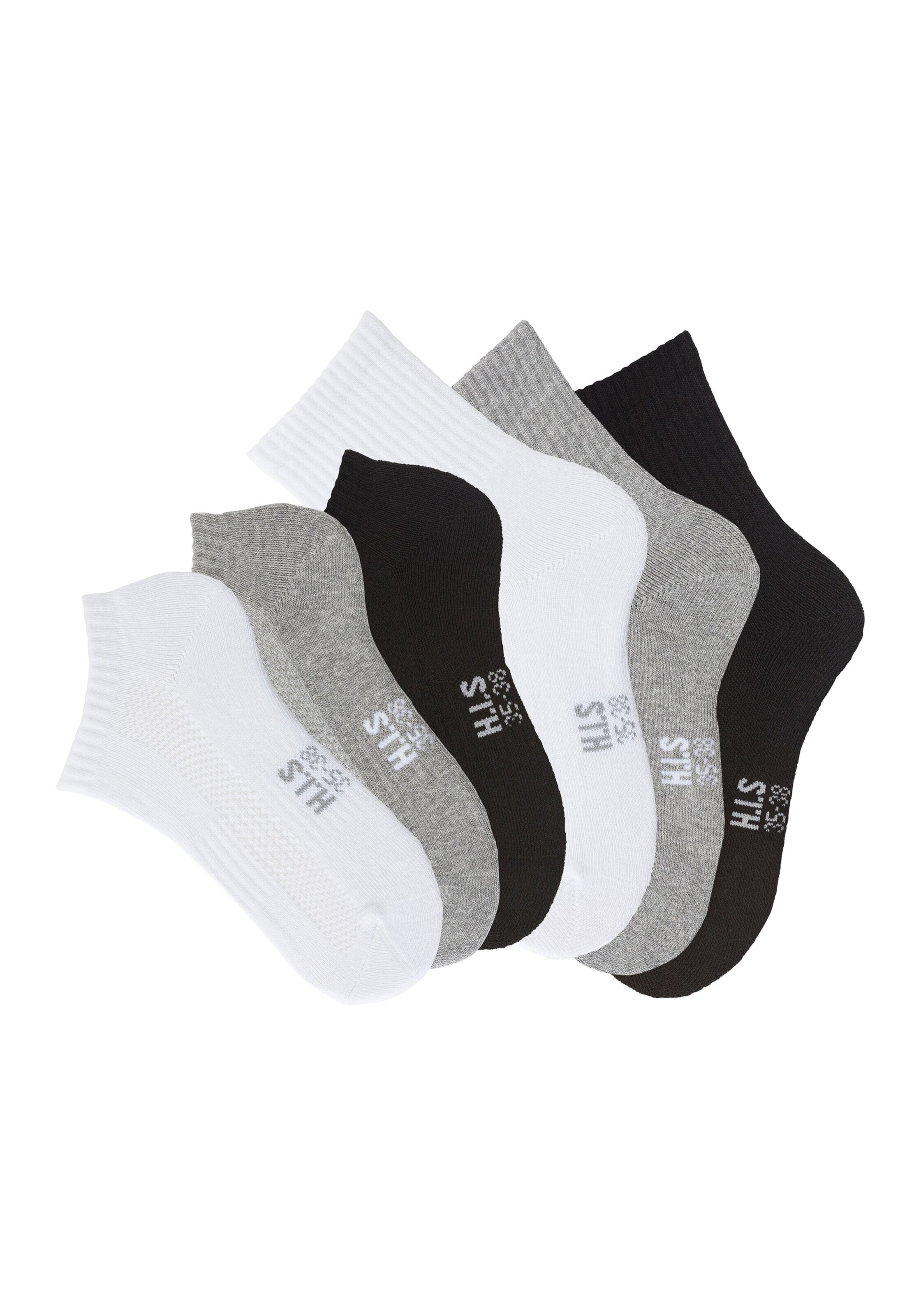 H.I.S Socks in Grey: front