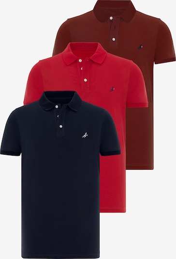 Marškinėliai iš Moxx Paris, spalva – tamsiai mėlyna / ruda / raudona, Prekių apžvalga