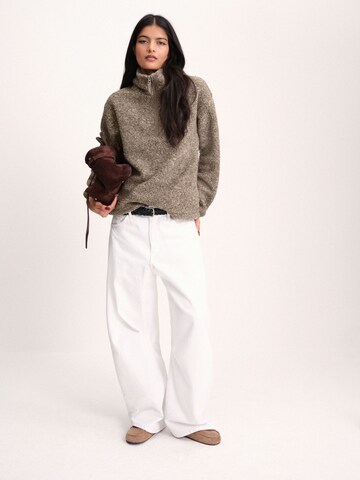 The Set Sweater in Brown