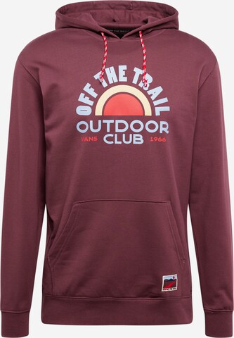 VANS - Sweatshirt em vermelho: frente