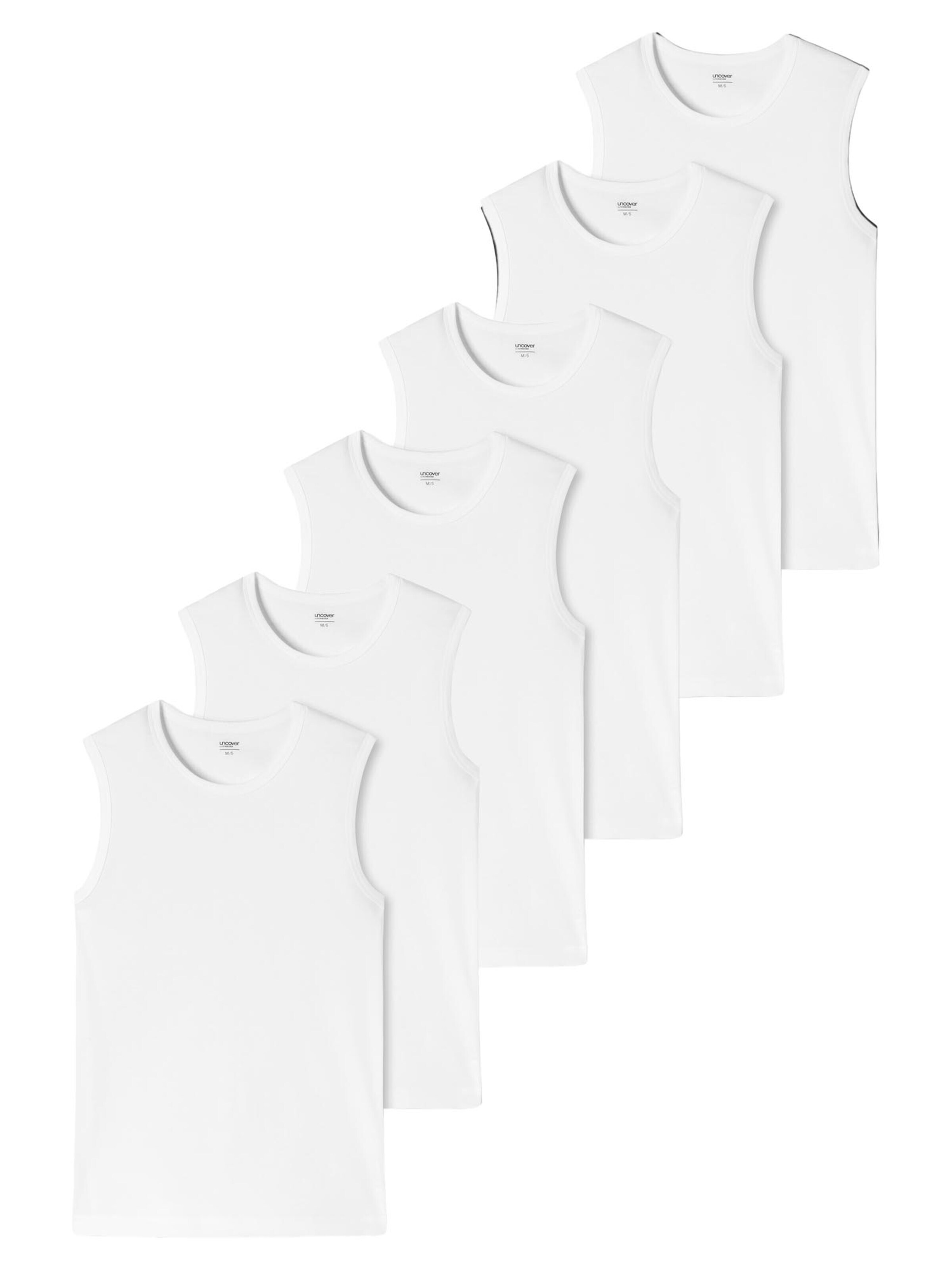 uncover by SCHIESSER Undershirt 'Basic' in S in White, Item view