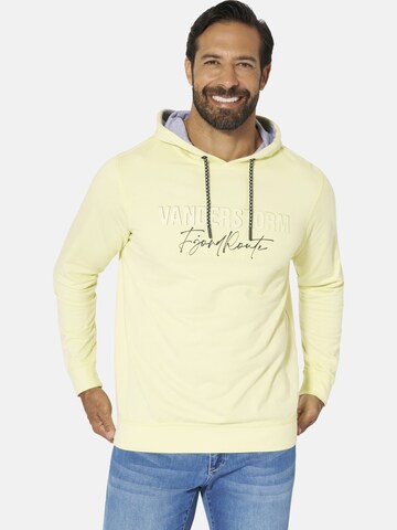 Jan Vanderstorm Sweatshirt 'Ledvor' in Yellow: front