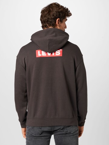 LEVI'S ® - Sweatshirt 'Relaxed Baby Tab Hoodie' em preto