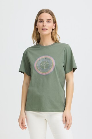 T-shirt Pulz en vert : devant