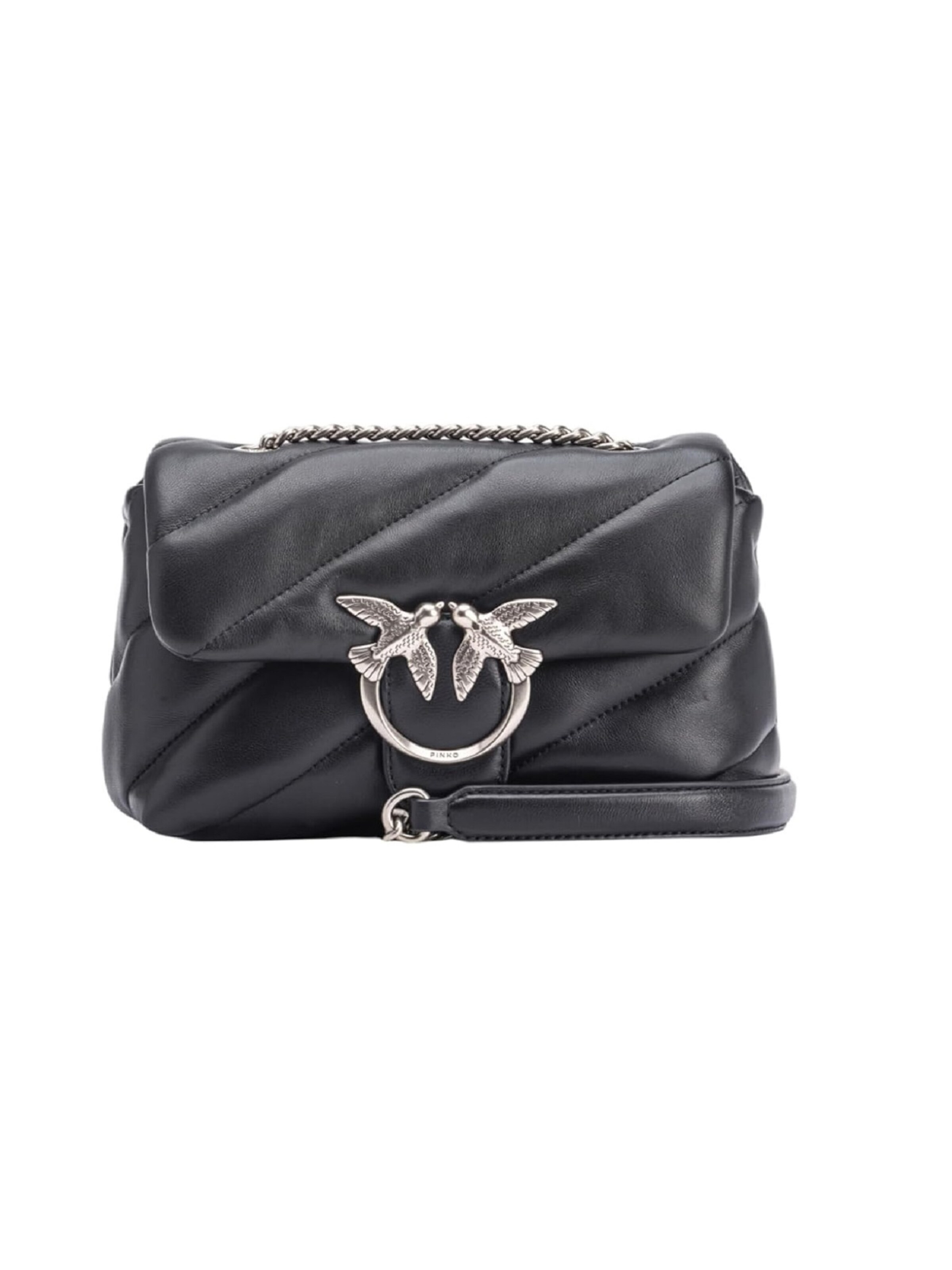 Borsa a spalla '100039 A0F2' di PINKO in nero: frontale