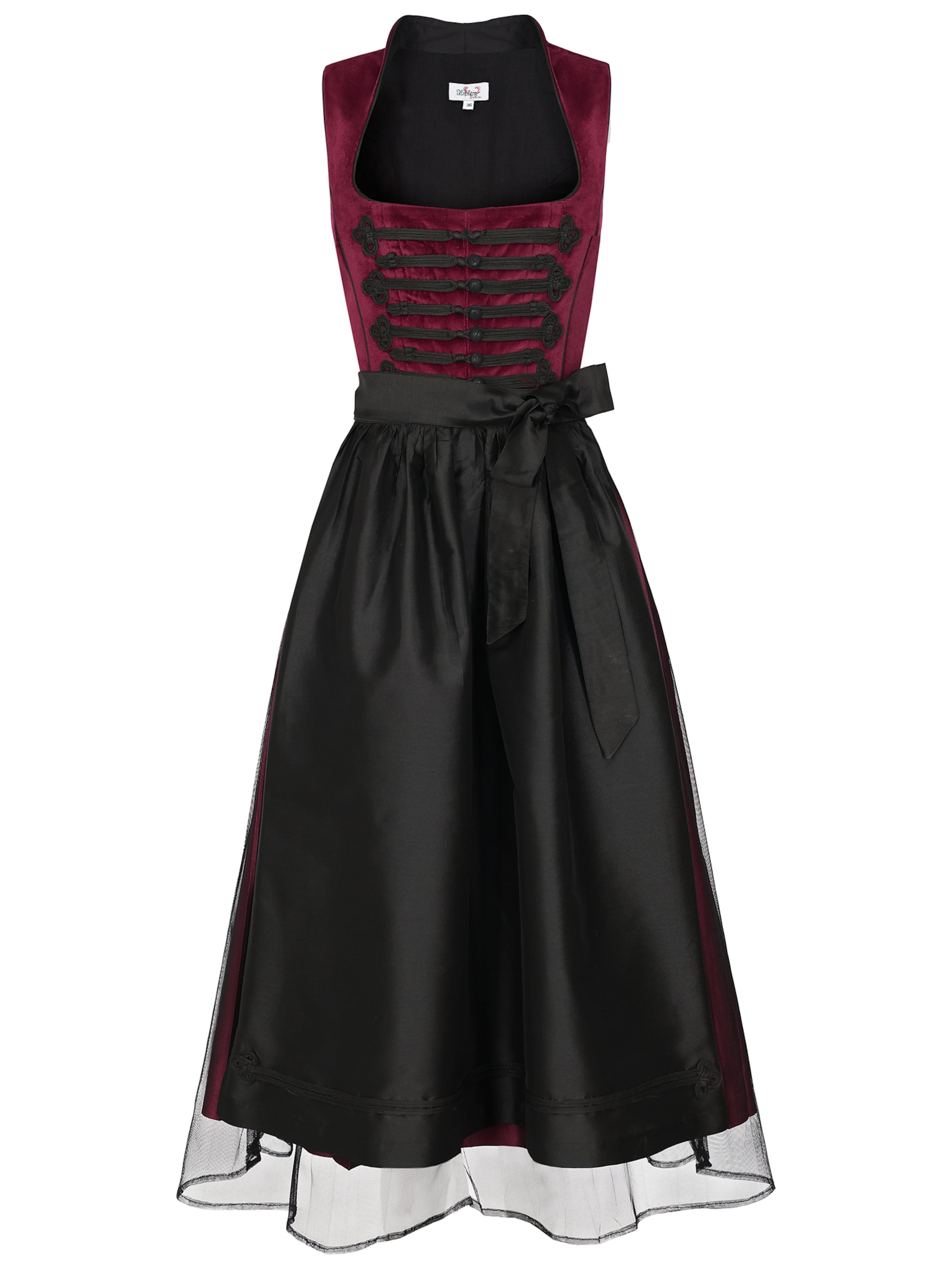 Rißberg Dirndl in Red: front
