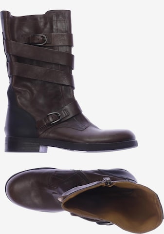 Alberto Fermani Dress Boots in 41 in Brown: front