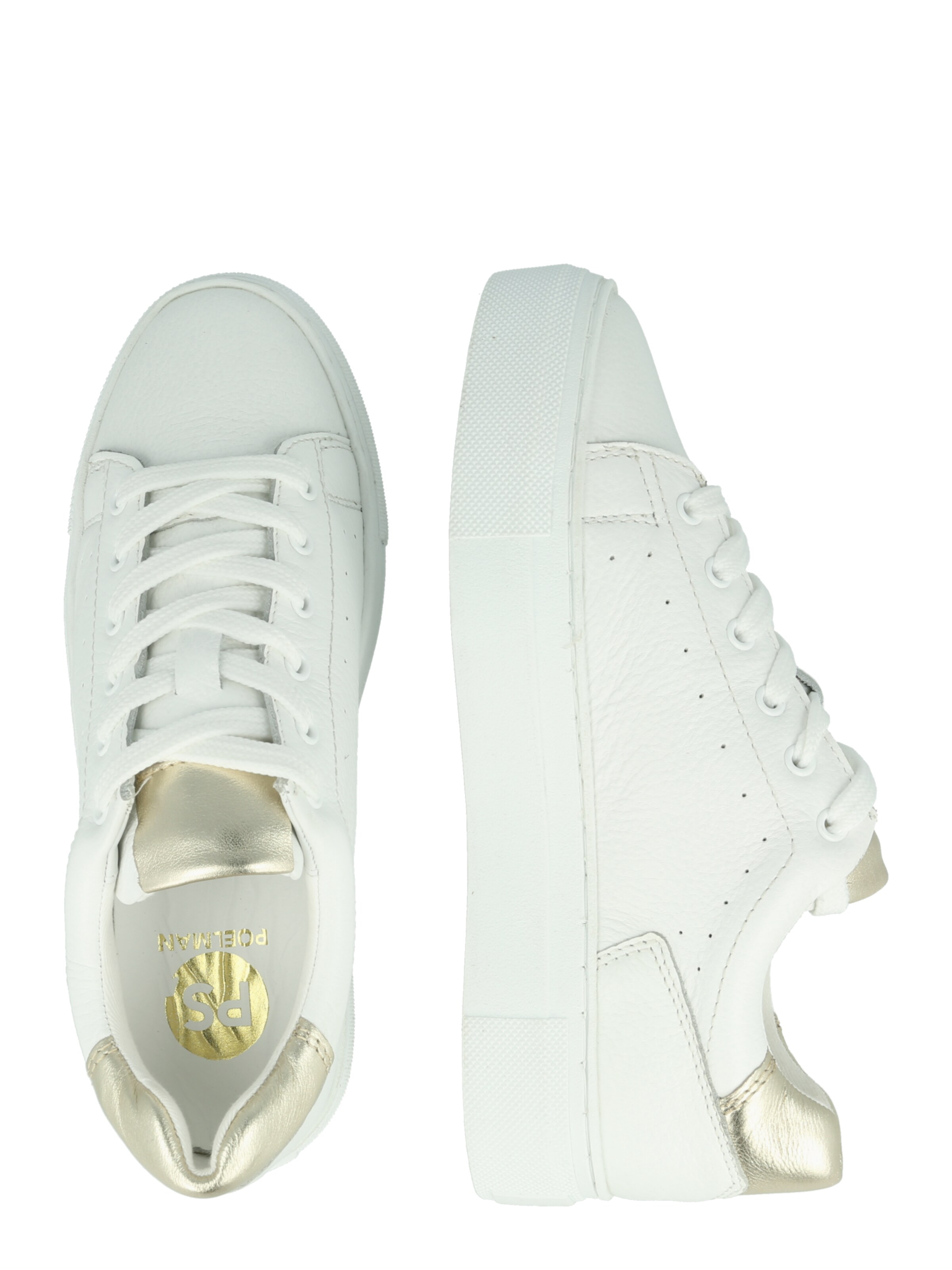 PS Poelman Sneakers laag in Wit