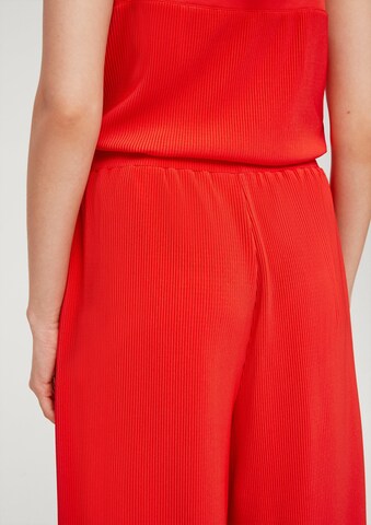 s.Oliver Wide Leg Hose in Rot