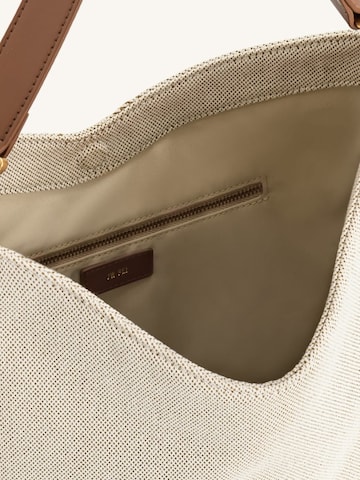 JW PEI - Bolso de hombro 'JW PEI Sac Bandoulière Aria Brown Canvas' en marrón
