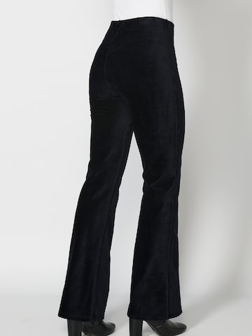 évasé Pantalon KOROSHI en noir