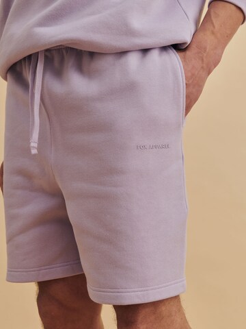 DAN FOX APPAREL Loosefit Shorts 'Sean' in Lila