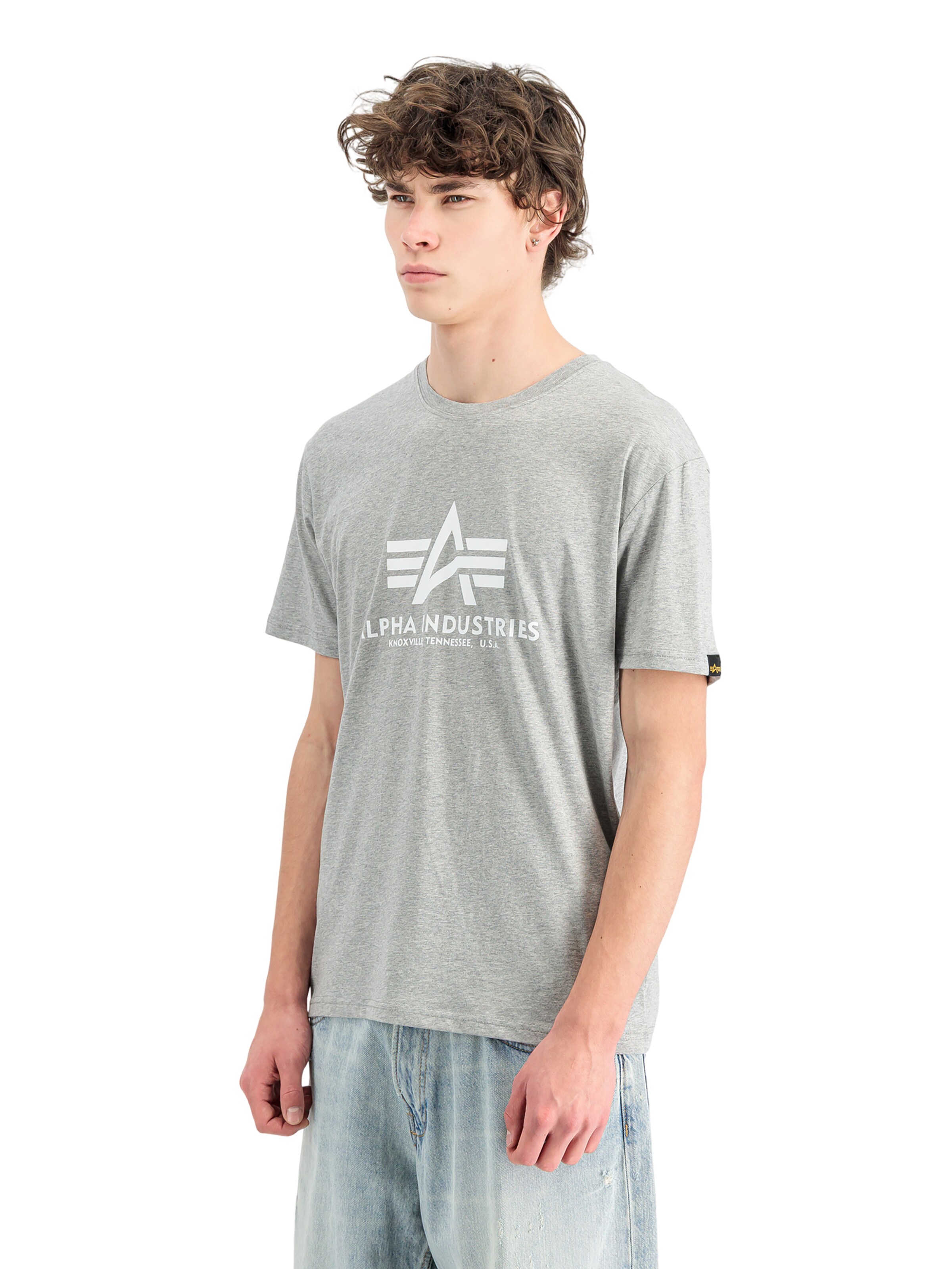 ALPHA INDUSTRIES Shirt 'Basic 2 Pack' in Blue