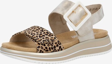 REMONTE - Sandalias en negro: frente