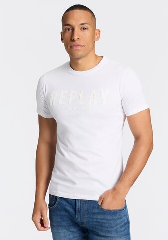 REPLAY Shirt in White: front