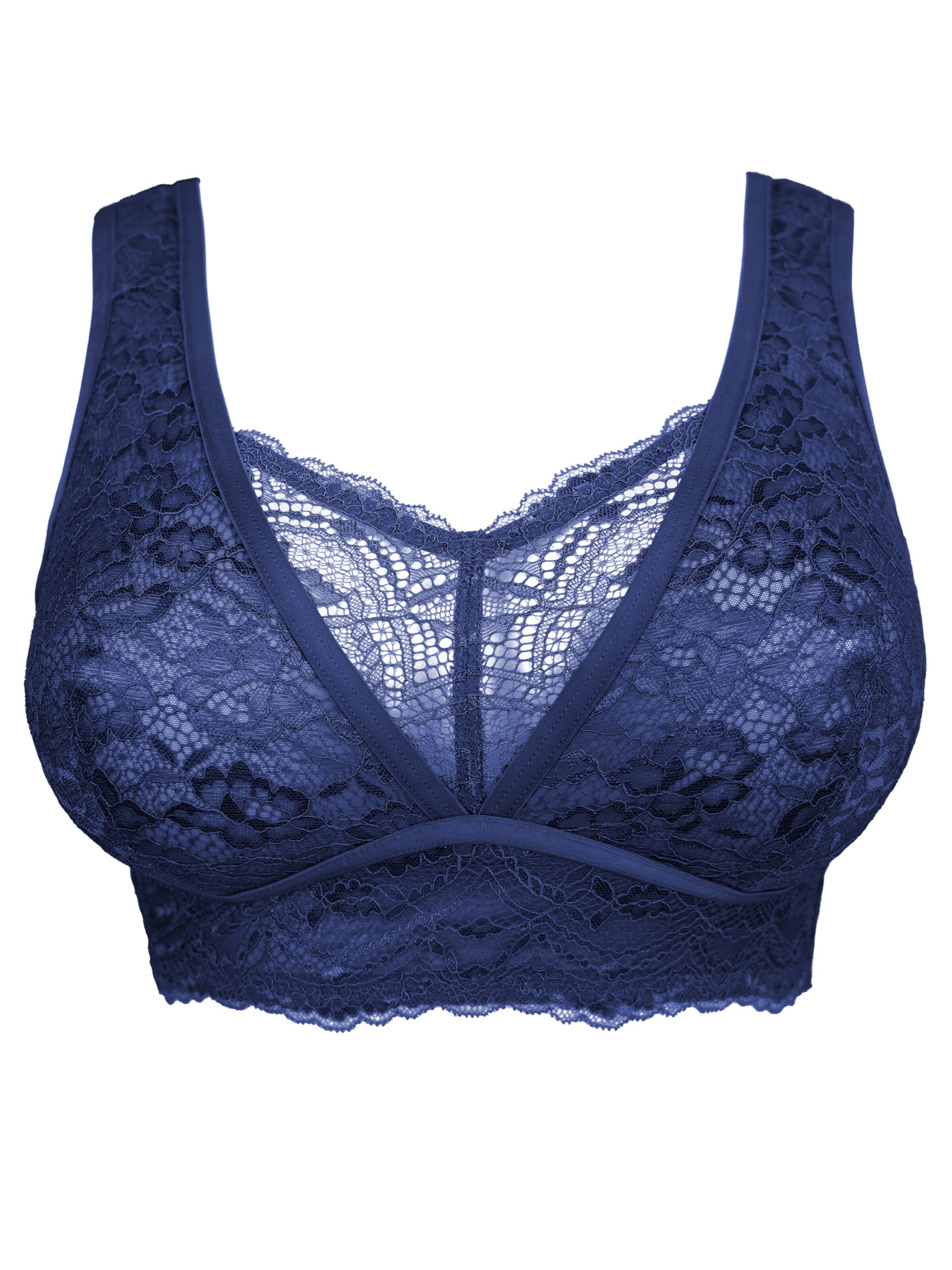 Bustier Soutien-gorge 'Eliana' SugarShape en bleu : devant