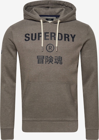 Superdry Sweatshirt in Grau: predná strana