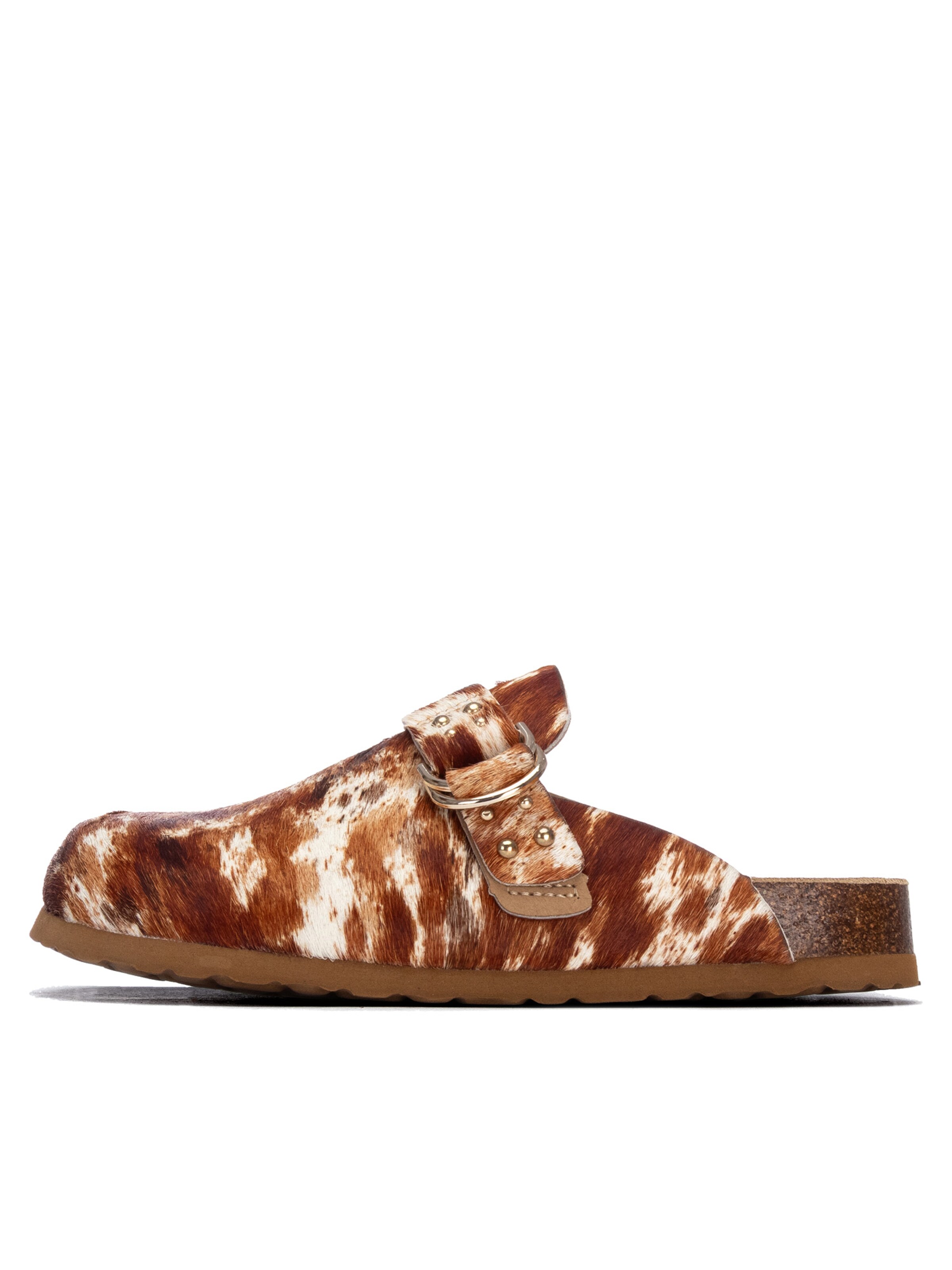 Refresh Pantolette in Braun: Vorderseite