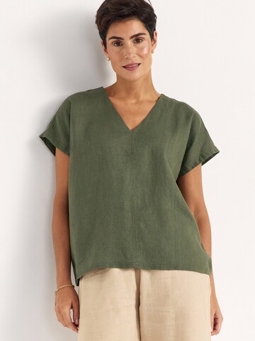 Cellbes of Sweden Blouse in Groen: voorkant
