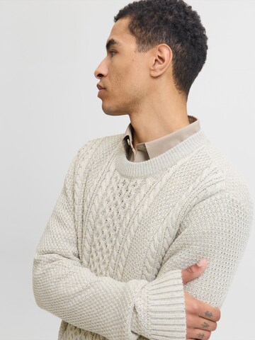 JACK & JONES Neulepaita 'JJPAUL' värissä valkoinen