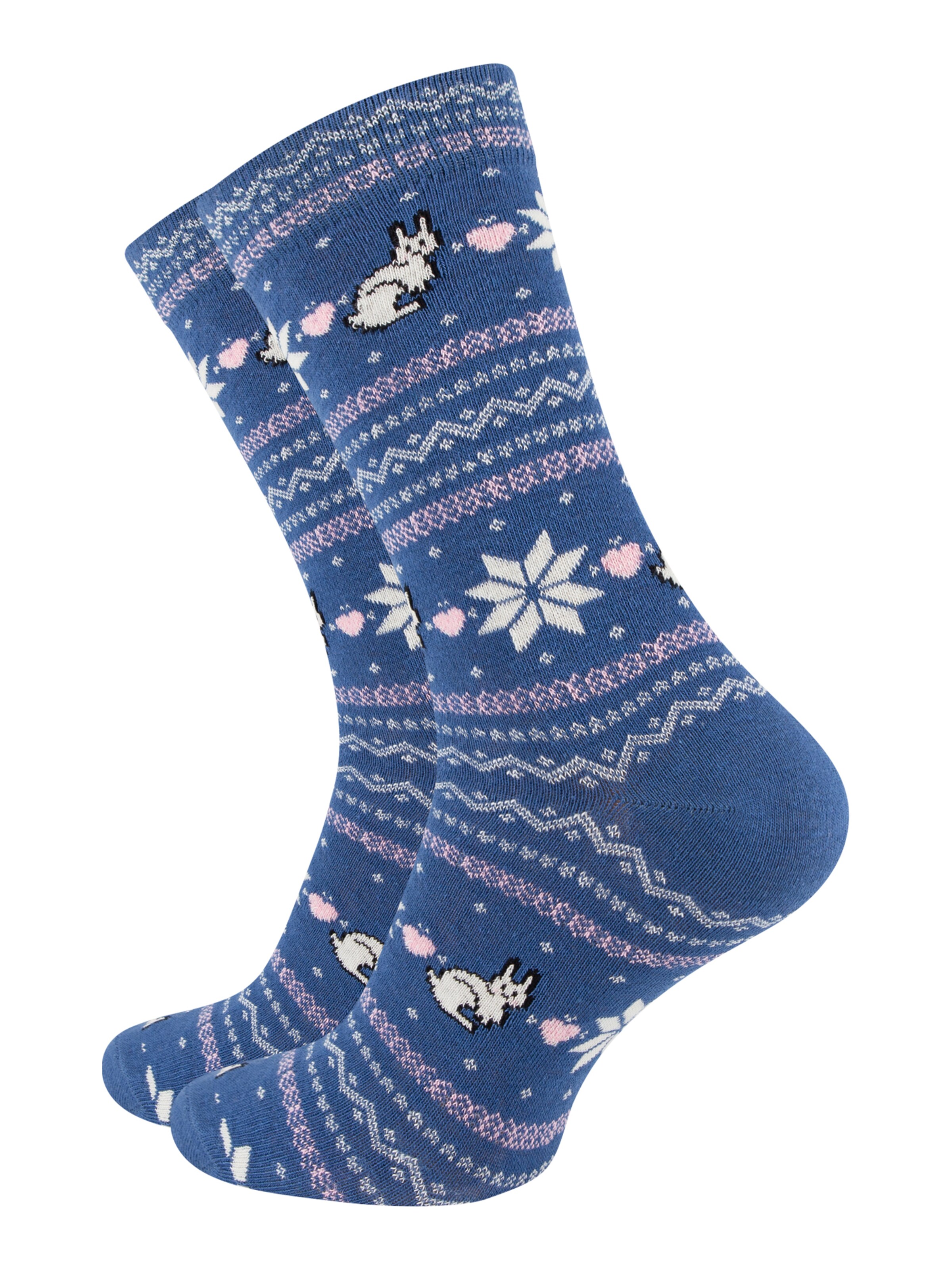 Vincent Creation Socken in Blau: Vorderseite