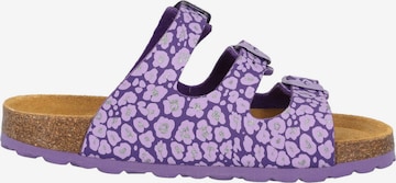 Palado Slippers 'Kids Capri G Print' in Purple
