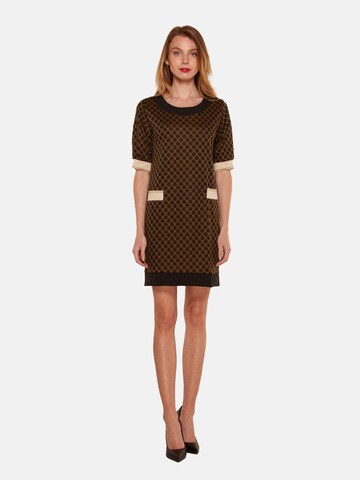 TOOche Dress 'G' in Brown: front