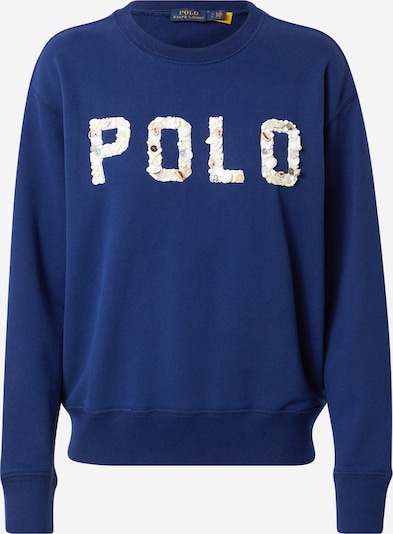 POLO RALPH LAUREN Sweatshirt 'SHELL' in Beige / Navy, Item view