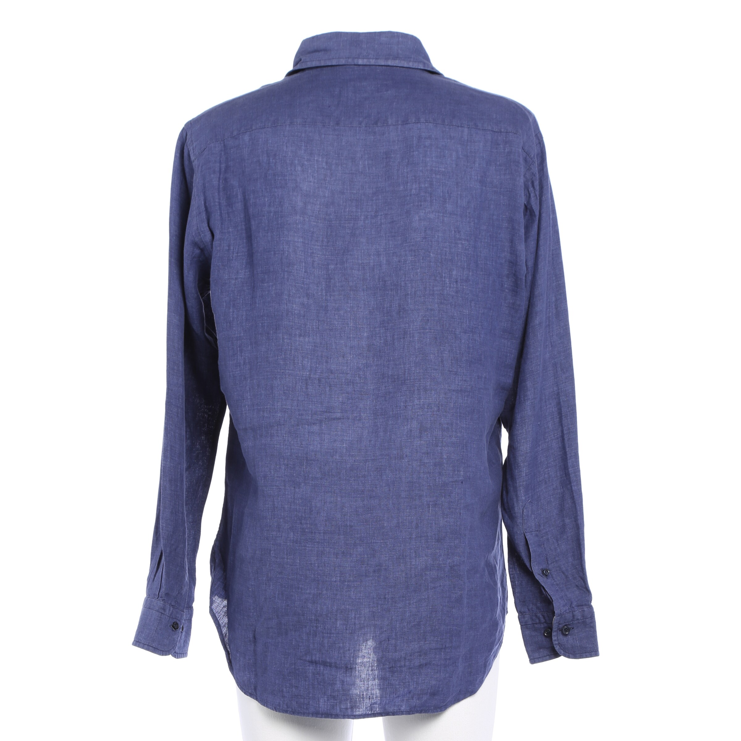 BURBERRY Button Up Shirt in M in Blue