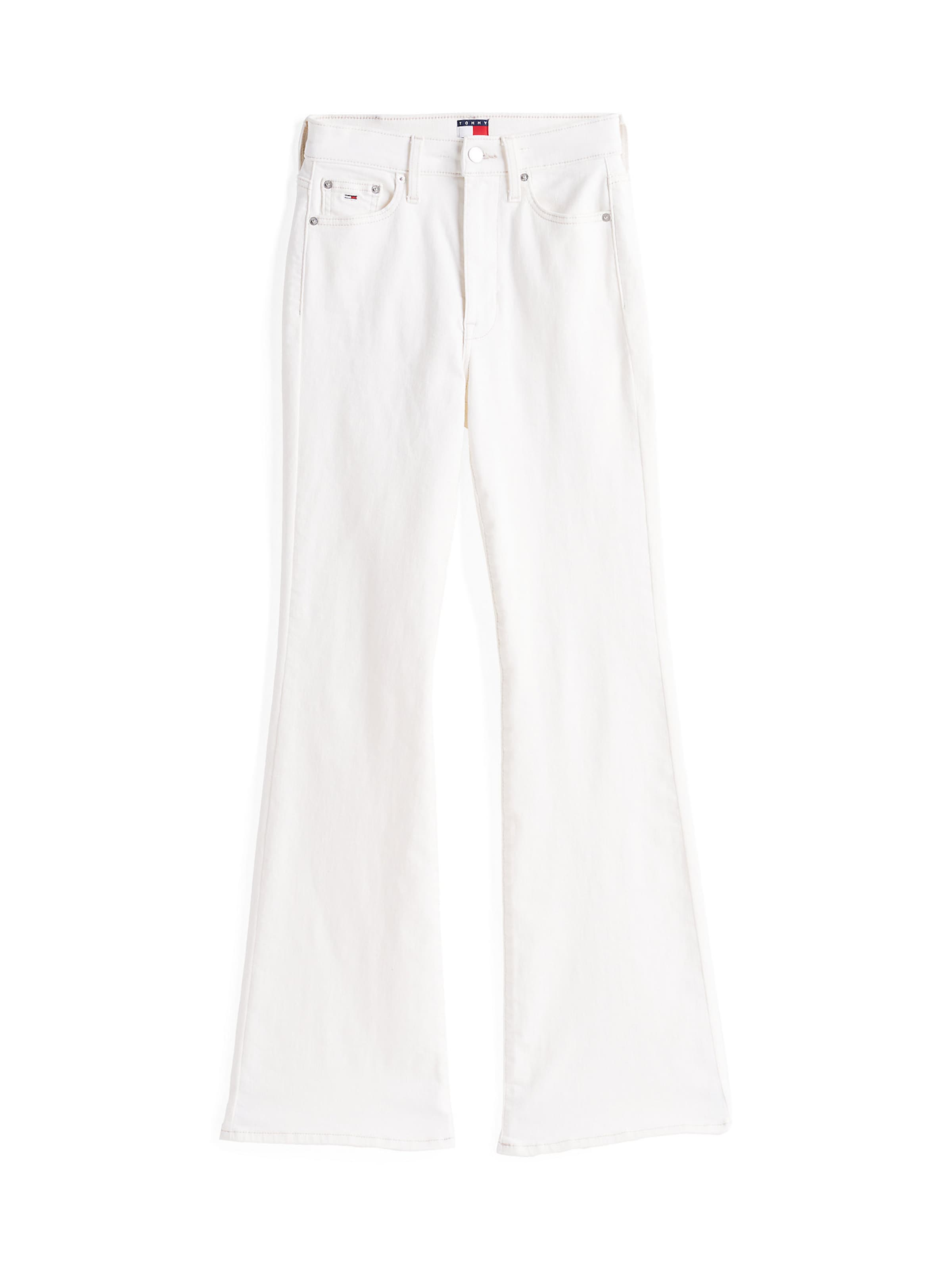 Flared Jeans 'Sylvia' di Tommy Jeans in bianco: frontale