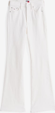balta Tommy Jeans Kliošinis Džinsai 'Sylvia': priekis
