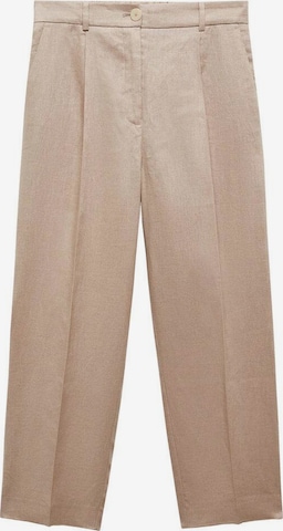 MANGO Regular Bundfaltenhose 'brunoli' in Beige: predná strana