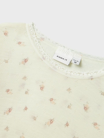 Maglietta 'NMFWANG' di NAME IT in bianco