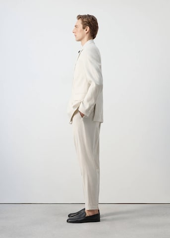 MANGO MAN Regular fit Suit Jacket 'Sakko Boston' in Beige