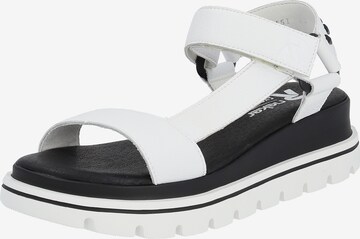 Rieker EVOLUTION Strap Sandals 'W1651' in White: front