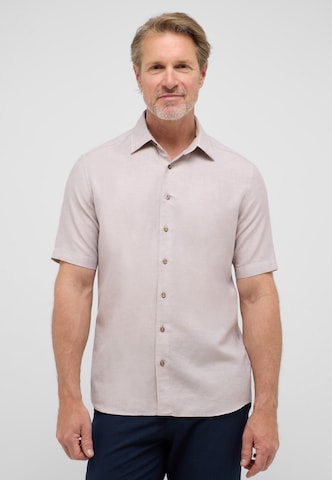 ETERNA Regular fit Button Up Shirt in Beige: front