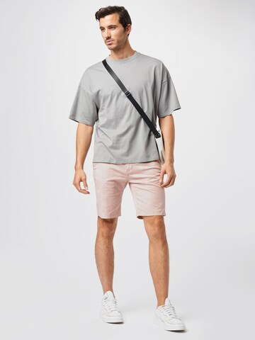 BLEND Normální Kalhoty – pink