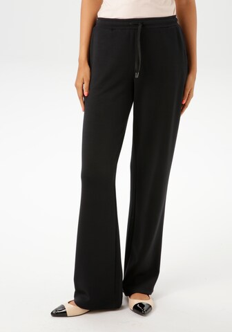 Aniston CASUAL Wide leg Pants in Black: front