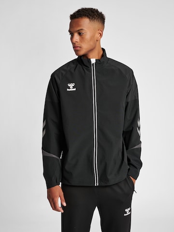 Hummel Trainingsjacke 'Lead' in Schwarz: predná strana