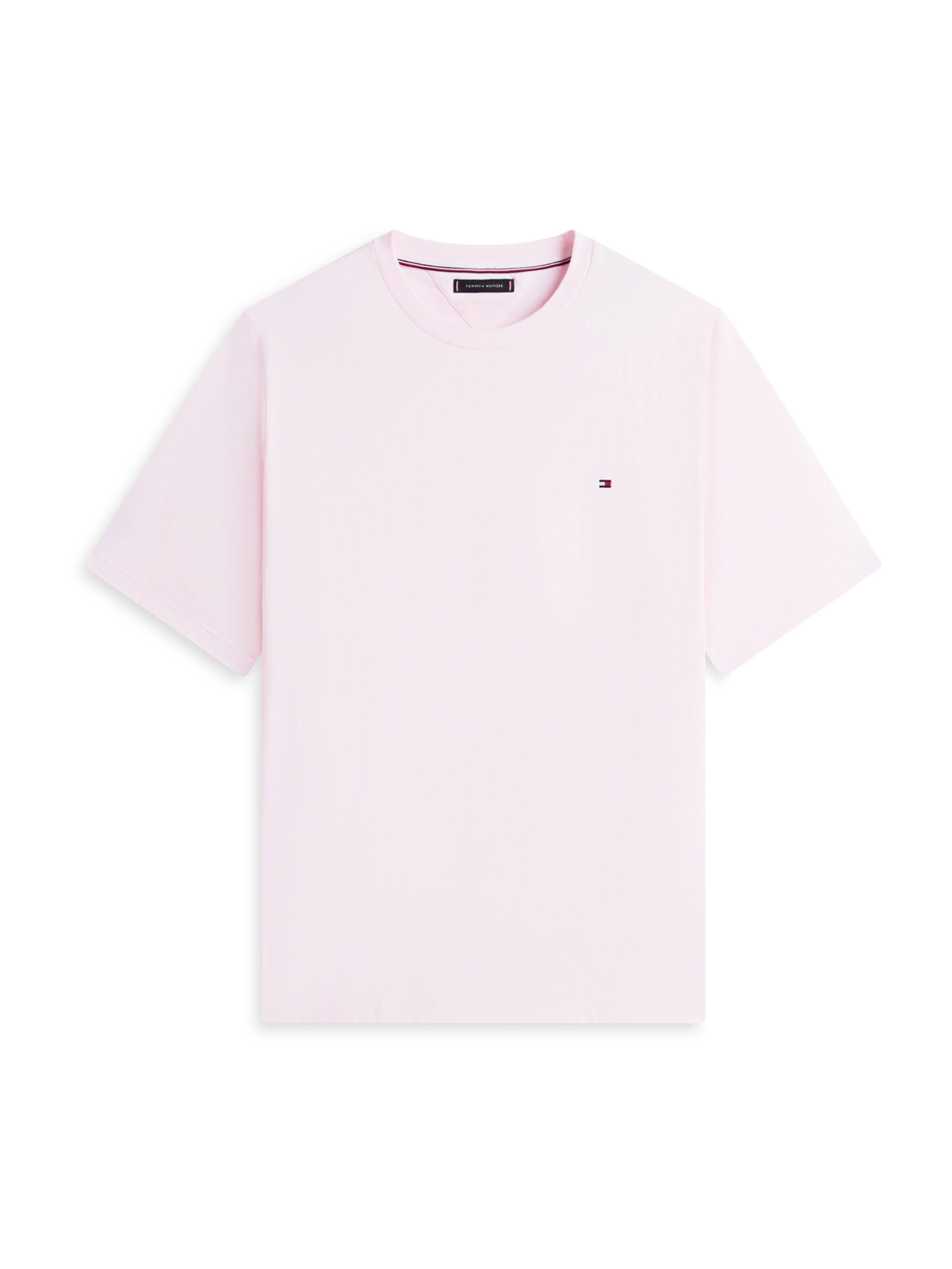 T-Shirt 'ESS SEASONAL' Tommy Hilfiger Big & Tall en rose : devant