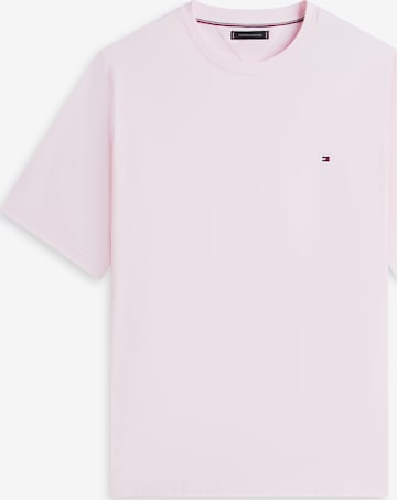 T-Shirt 'ESS SEASONAL' Tommy Hilfiger Big & Tall en rose : devant