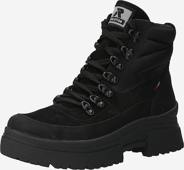 Rieker EVOLUTION - Botines con cordones en negro: frente