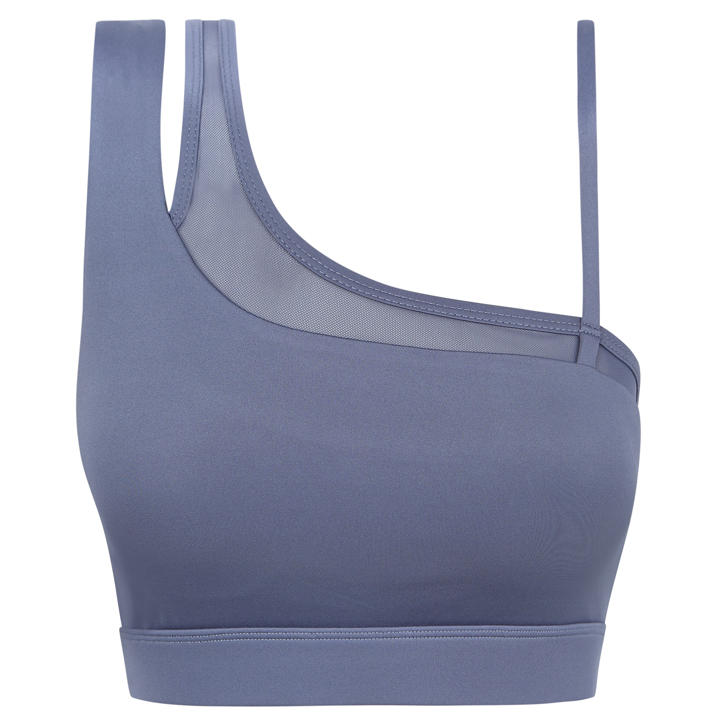 Born Living Yoga Wintermantel 'Karma' in Blauw: voorkant