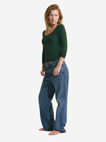ETAM Pajama Shirt 'BRA' in Green