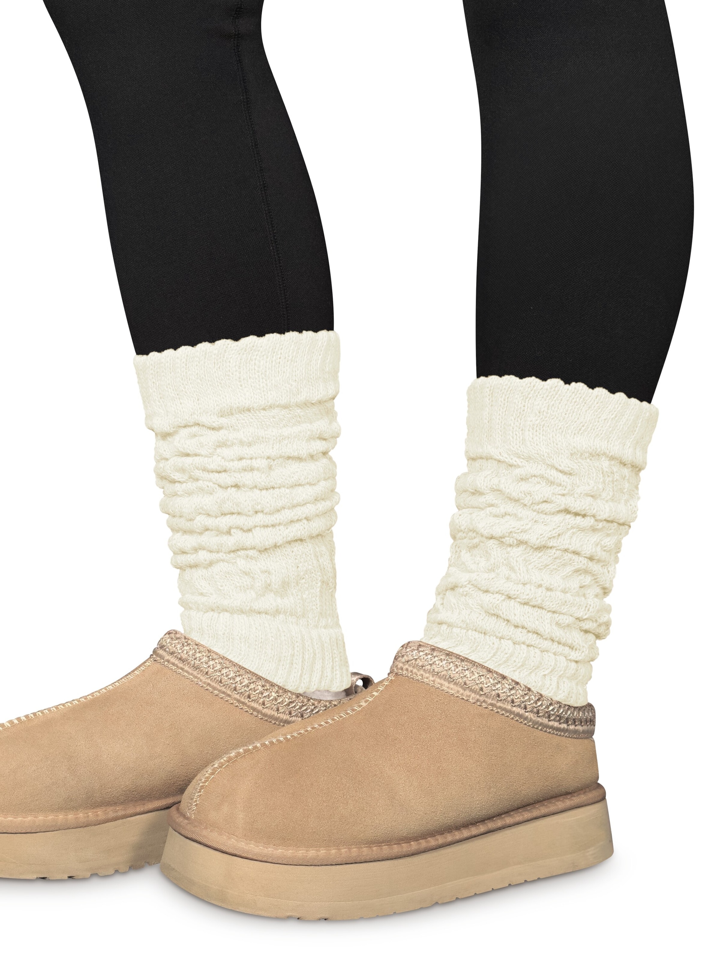 Manchettes normani en beige